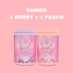 Twems White Dust 1x Peach & 1x Mixed Berries Flavor combo