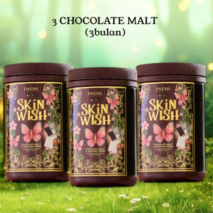Twems Skin Wish 3x chocolate malt drinks