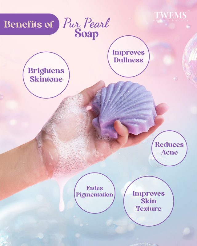 Twems Pur Pearl bar soap benefits